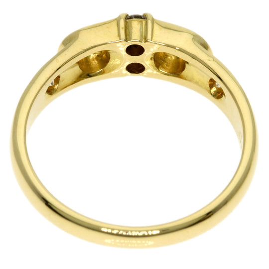 Christian Dior Ring 18K Yellow Gold gold diamond Women Used Authentic
