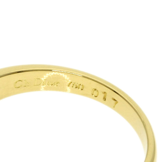 Christian Dior Ring 18K Yellow Gold gold diamond Women Used Authentic
