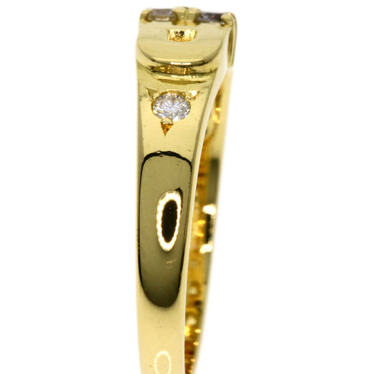 Christian Dior Ring 18K Yellow Gold gold diamond Women Used Authentic