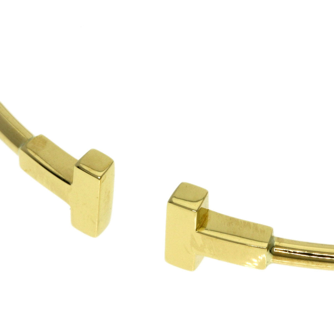 TIFFANY&Co. bracelet 18K Yellow Gold gold T wire narrow