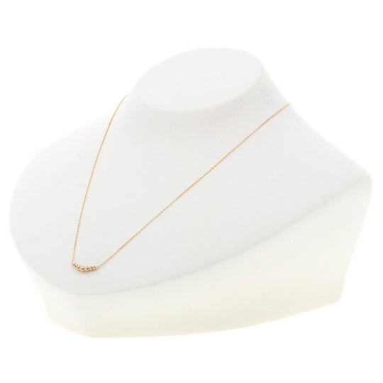 4�Ž Necklace 18K Pink Gold gold 7P Diamond Women Used Authentic