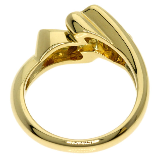 MIKIMOTO Ring 18K Yellow Gold gold Diamond heart