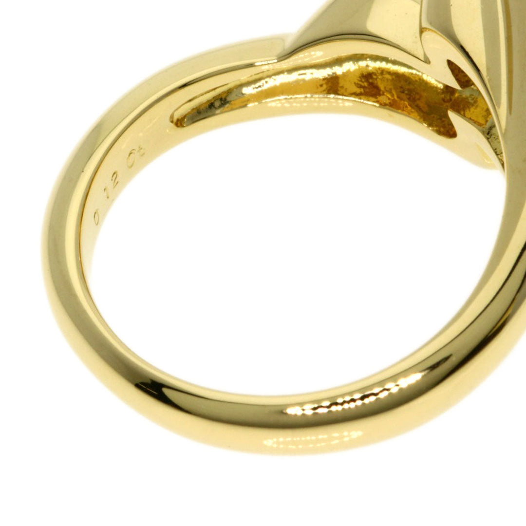 MIKIMOTO Ring 18K Yellow Gold gold Diamond heart