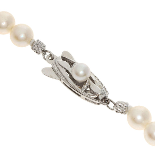 MIKIMOTO Pendant top SV Silver Pearl Women Used Authentic