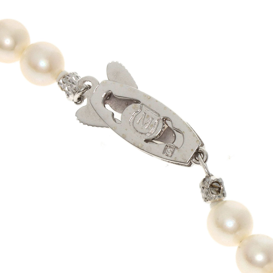 MIKIMOTO Pendant top SV Silver Pearl Women Used Authentic