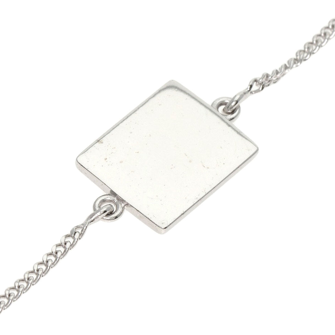 Dior Necklace K18WG Silver Dior Homme Enamel Shell