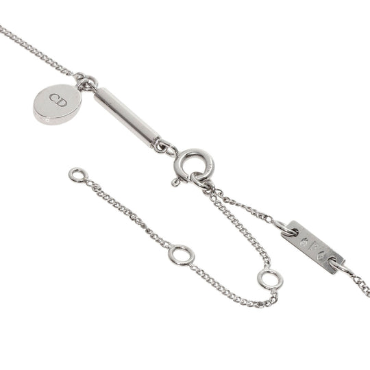 Dior Necklace K18WG Silver Dior Homme Enamel Shell