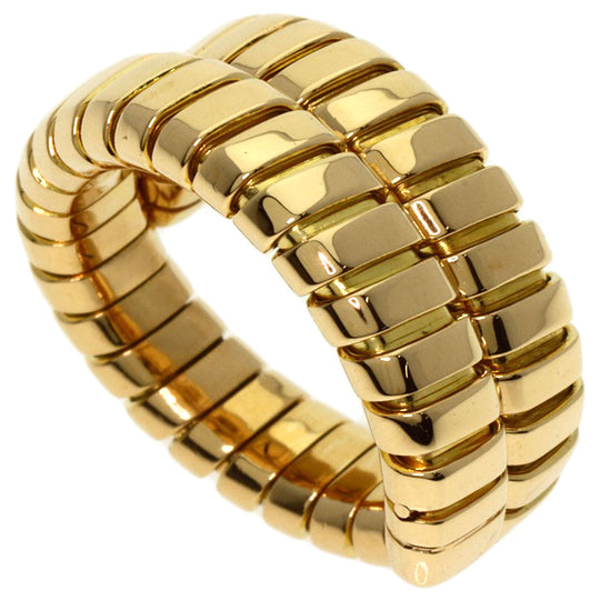 BVLGARI Ring 18K Yellow Gold gold Tubogas Women Used Authentic