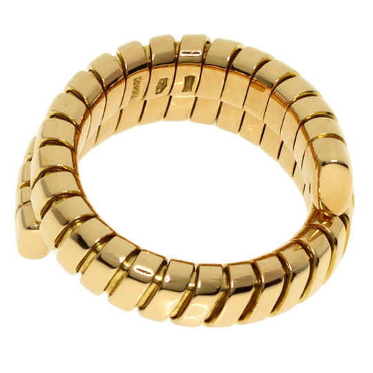 BVLGARI Ring 18K Yellow Gold gold Tubogas Women Used Authentic