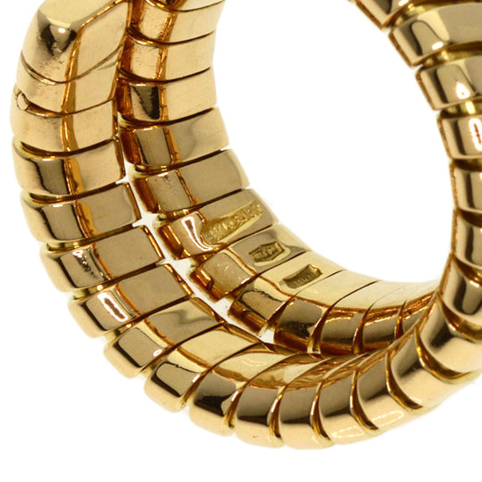 BVLGARI Ring 18K Yellow Gold gold Tubogas Women Used Authentic