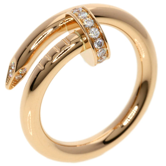 CARTIER Ring 18K Pink Gold gold Juste un Cle Diamond #47