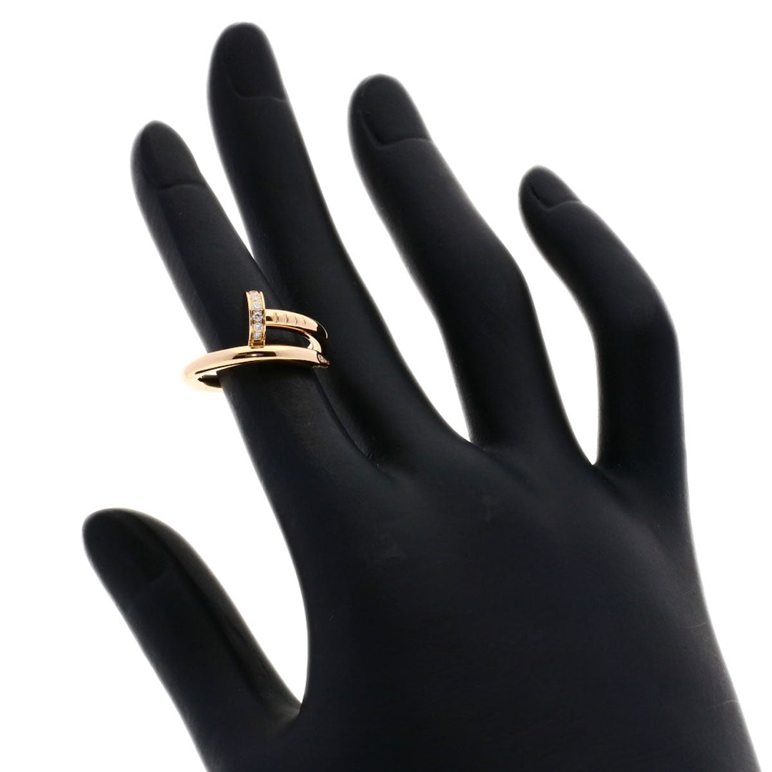CARTIER Ring 18K Pink Gold gold Juste un Cle Diamond #47