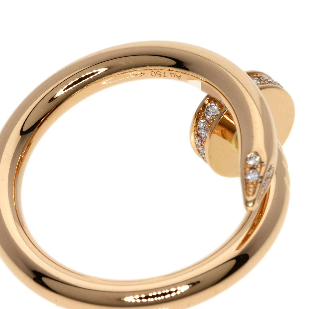 CARTIER Ring 18K Pink Gold gold Juste un Cle Diamond #47