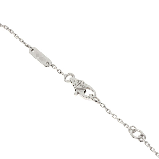 Van Cleef & Arpels bracelet K18WG Silver Sweet Alhambra diamond Women Used Authentic