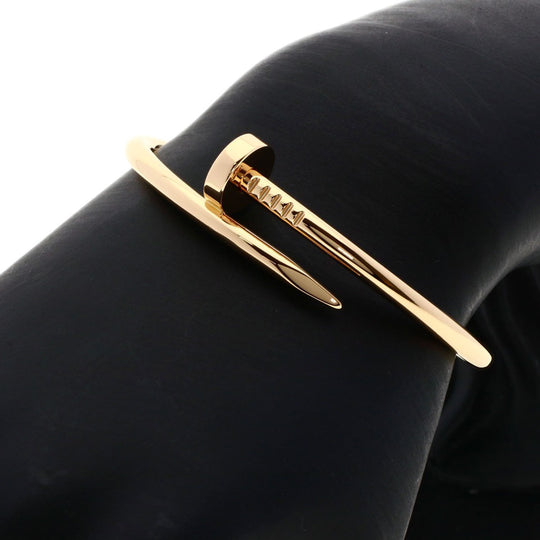 CARTIER bracelet 18K Pink Gold gold Juste Uncre #15