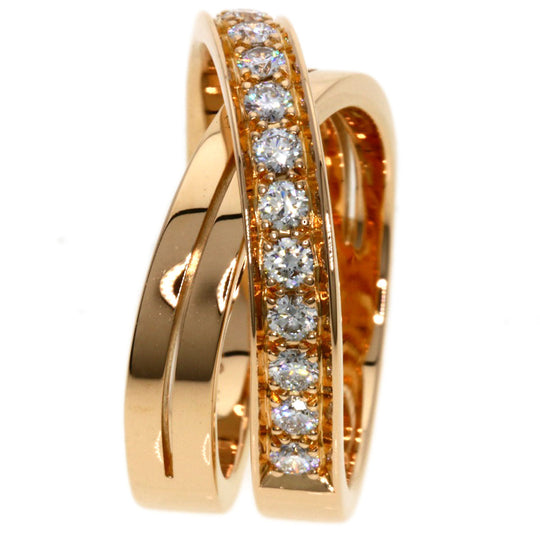 CARTIER Ring 18K Pink Gold gold Etincel de Cartier Diamond #49 Women Used Authentic