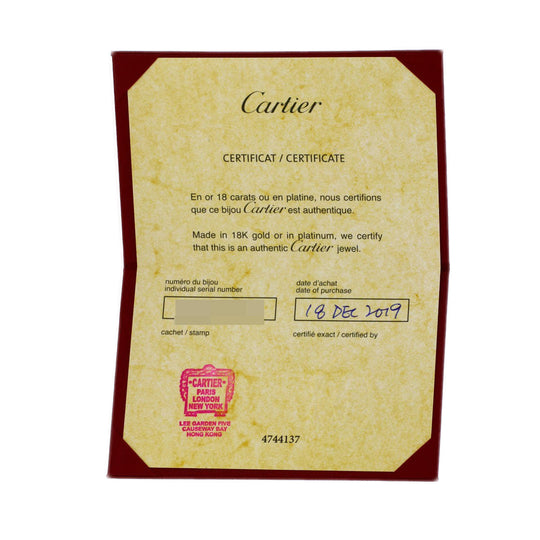 CARTIER Ring 18K Pink Gold gold Etincel de Cartier Diamond #49 Women Used Authentic
