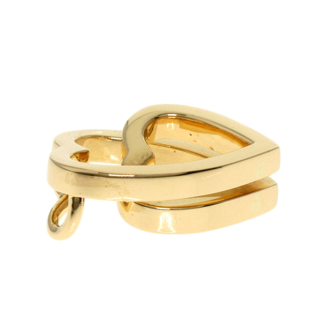 CARTIER Pendant top 18K Yellow Gold gold Interlaced heart Women Used Authentic