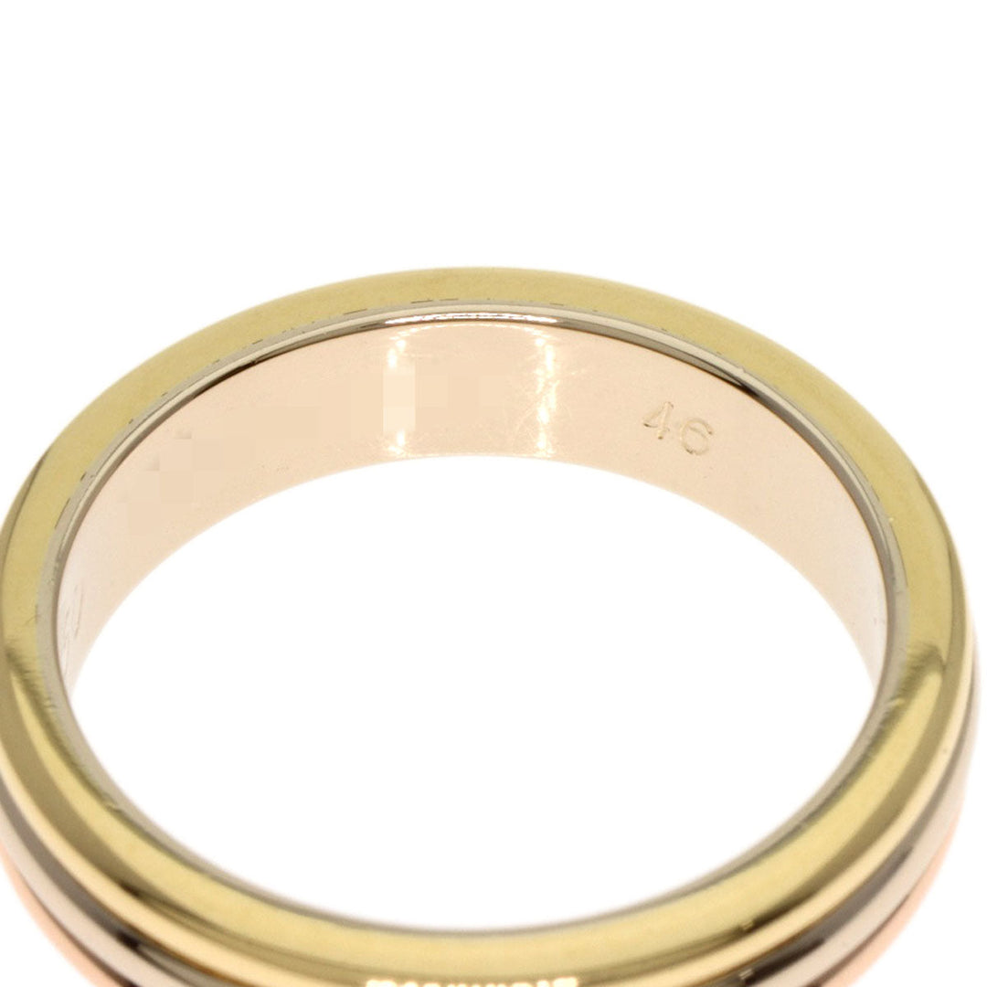 CARTIER Ring 18K Yellow Gold gold Three colors # 46