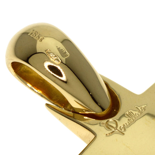 Pomellato Pendant top 18K Yellow Gold gold cross Women Used Authentic