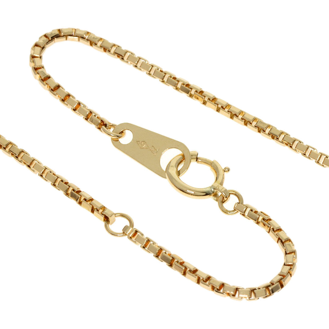 WALTHAM Necklace 18K Yellow Gold gold Swing Ruby Diamond Women Used Authentic