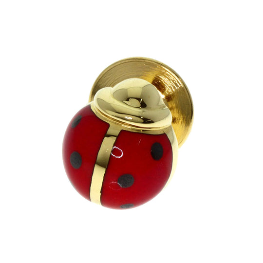 Ponte Vecchio Brooch 18K Yellow Gold gold Ladybug Women Used Authentic