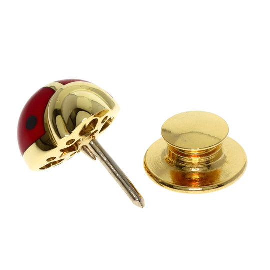 Ponte Vecchio Brooch 18K Yellow Gold gold Ladybug Women Used Authentic