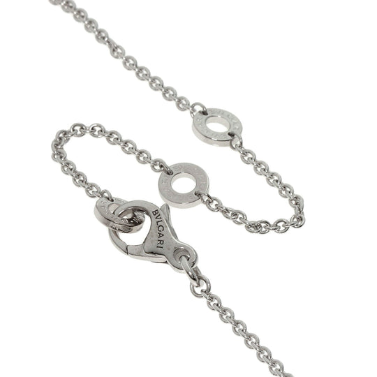 BVLGARI Necklace K18WG Silver B-zero1 B-zero One Legend Diamond
