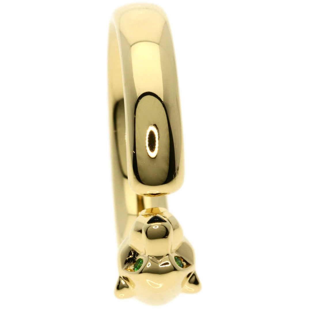 CARTIER Ring 18K Yellow Gold gold PANTHERE Onyx Garnet #57