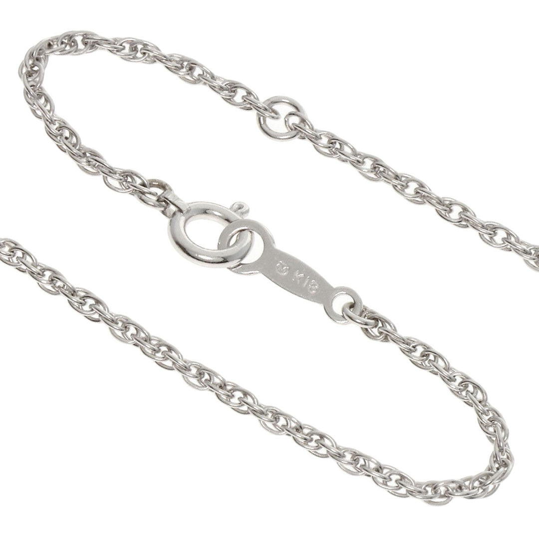 MIKIMOTO Necklace K18WG Silver Pikuwe Akoya Pearl