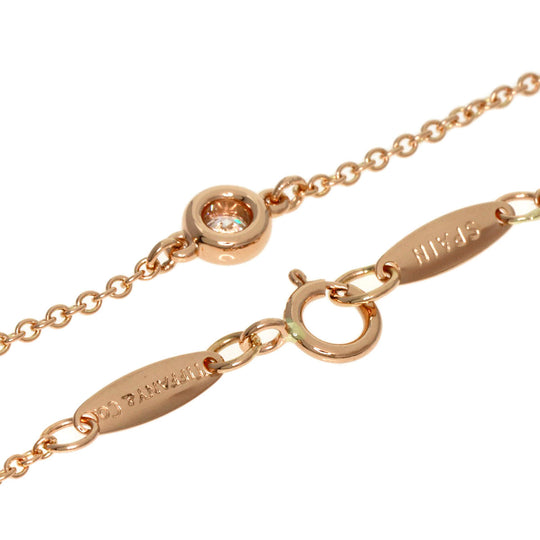 TIFFANY&Co. bracelet 18K Pink Gold gold By the yard diamond Women Used Authentic