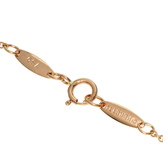TIFFANY&Co. bracelet 18K Pink Gold gold By the yard diamond Women Used Authentic