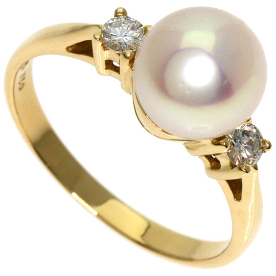 TIFFANY&Co. Ring 18K Yellow Gold gold Pearl pearl diamond Women Used Authentic