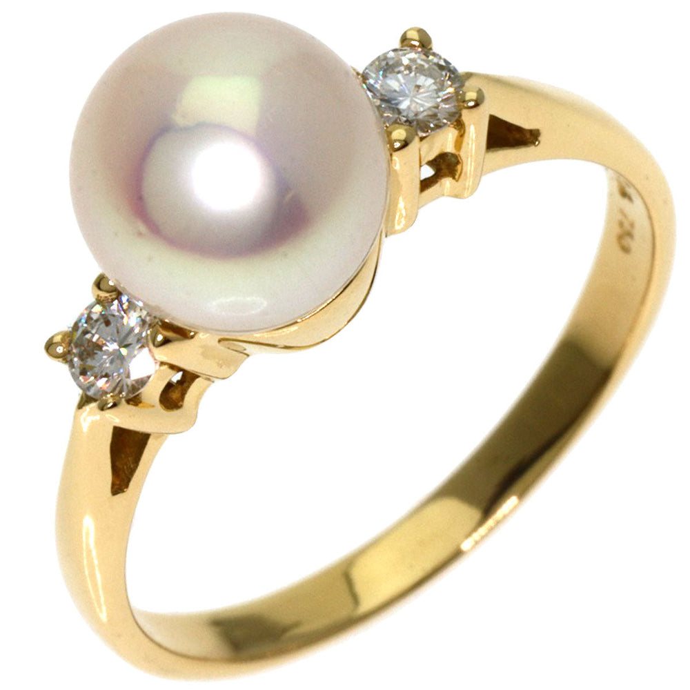 TIFFANY&Co. Ring 18K Yellow Gold gold Pearl pearl diamond Women Used Authentic