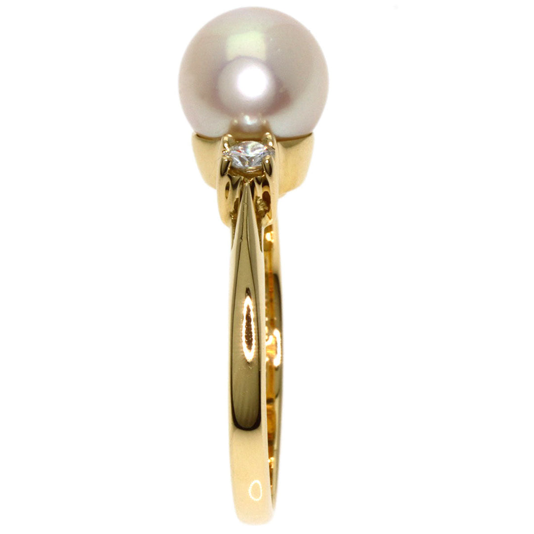 TIFFANY&Co. Ring 18K Yellow Gold gold Pearl pearl diamond Women Used Authentic