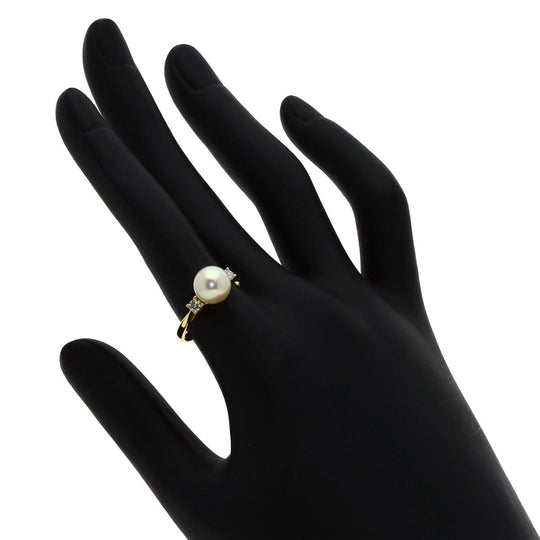 TIFFANY&Co. Ring 18K Yellow Gold gold Pearl pearl diamond Women Used Authentic