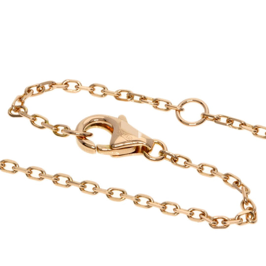 CARTIER Necklace 18K Pink Gold gold Love Circle 3P Diamond Ceramic