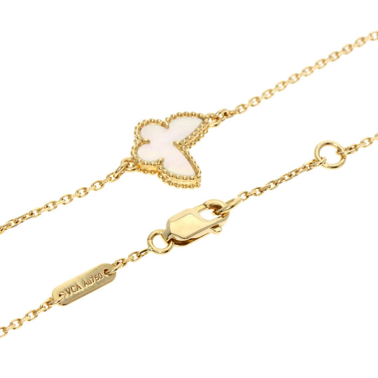 Van Cleef & Arpels bracelet 18K Yellow Gold gold Sweet Papillon Mother of Pearl
