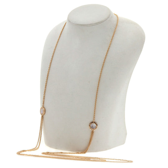 BVLGARI Necklace 18K Pink Gold gold BVLGARI BVLGARI Sautoir Shell Onyx