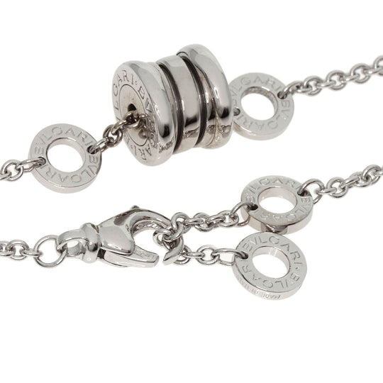 BVLGARI bracelet K18WG Silver B-zero1 B Zero One Element Women Used Authentic