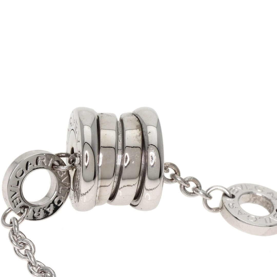 BVLGARI bracelet K18WG Silver B-zero1 B Zero One Element Women Used Authentic