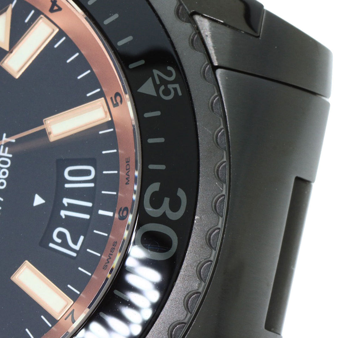 GUCCI Watches Quartz YA136.2 Stainless Steel black Dive black dial
