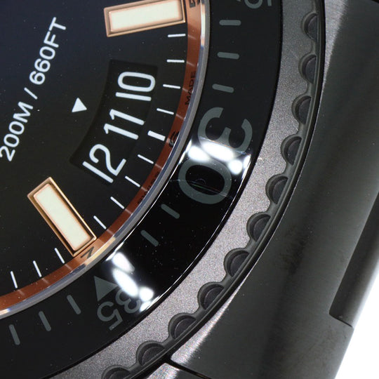 GUCCI Watches Quartz YA136.2 Stainless Steel black Dive black dial