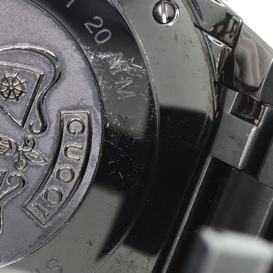 GUCCI Watches Quartz YA136.2 Stainless Steel black Dive black dial