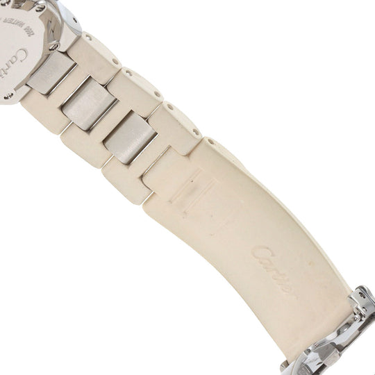 CARTIER Watches Quartz W10197U2 Stainless Steel, Rubber Silver CHRONOSCAPH SM Silver dial Women Used Authentic