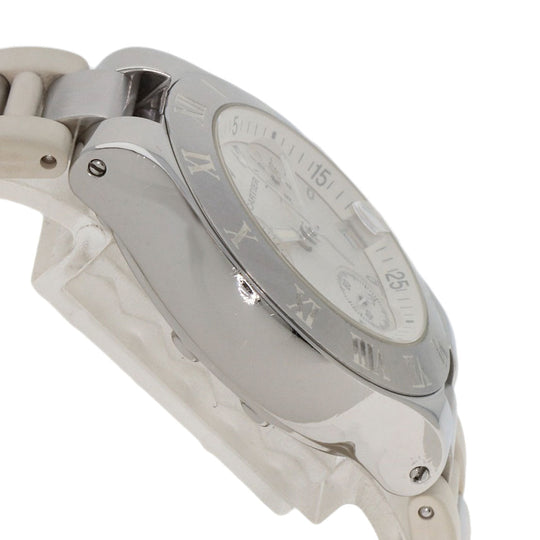 CARTIER Watches Quartz W10197U2 Stainless Steel, Rubber Silver CHRONOSCAPH SM Silver dial Women Used Authentic