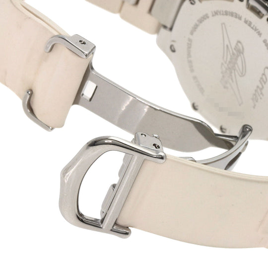 CARTIER Watches Quartz W10197U2 Stainless Steel, Rubber Silver CHRONOSCAPH SM Silver dial Women Used Authentic