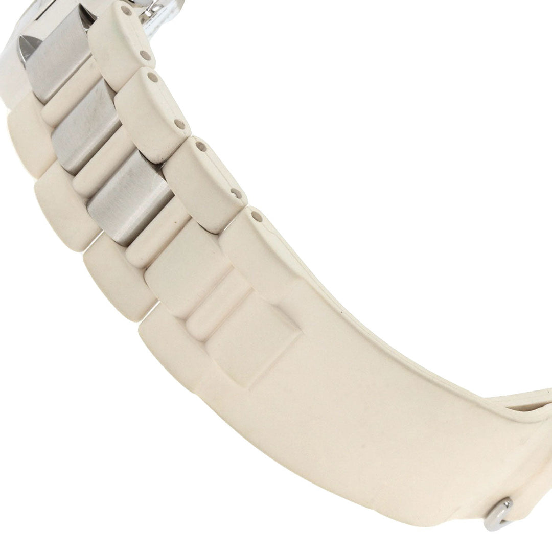 CARTIER Watches Quartz W10197U2 Stainless Steel, Rubber Silver CHRONOSCAPH SM Silver dial Women Used Authentic