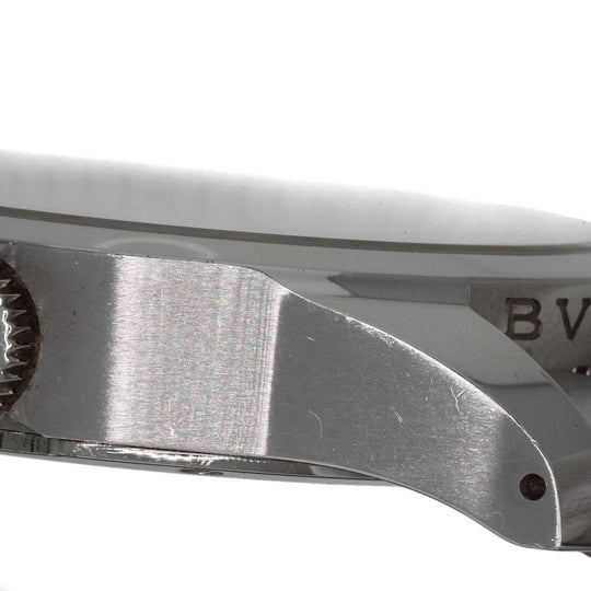 BVLGARI Watches Quartz ST37S Stainless Steel , Stainless Steel Silver Solo tempo Silver dial mens Used Authentic