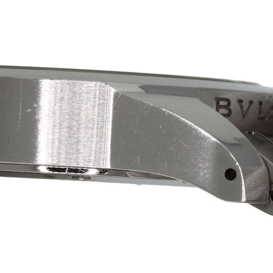 BVLGARI Watches Quartz ST37S Stainless Steel , Stainless Steel Silver Solo tempo Silver dial mens Used Authentic